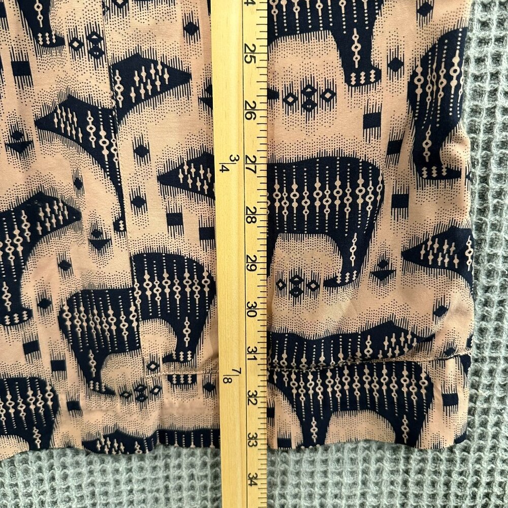 Anthropologie Maeve Zola Bear Print Shift Dress Size 0 - Picture 3 of 8